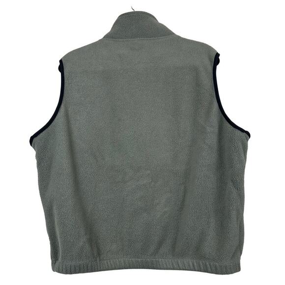 Eddie Bauer Men’s Polartec Fleece Vest Zip Up Outdoor Layer Gray L - Picture 3 of 10